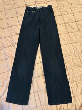 Levi's Women's Black Straight-Leg Jeans
